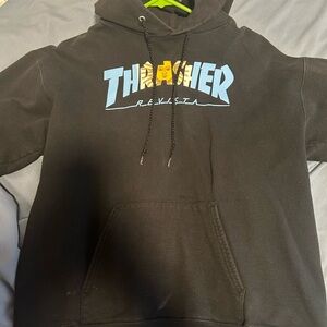 black thrasher hoodie